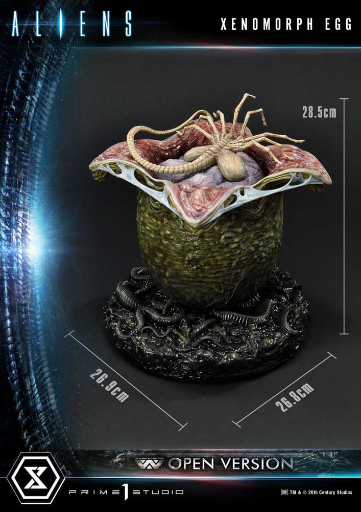 Aliens Premium Masterline Series Statue Xenomorph Egg Open Version Alien Comics 28 cm