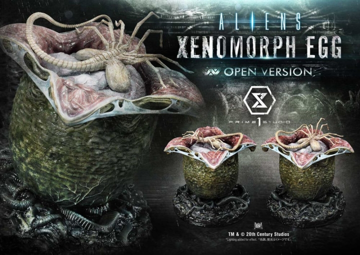 Aliens Premium Masterline Series Statue Xenomorph Egg Open Version Alien Comics 28 cm