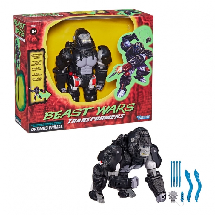 Transformers: Beast Wars Vintage Action figure Optimus Primal / Predacon Megatron 22 cm