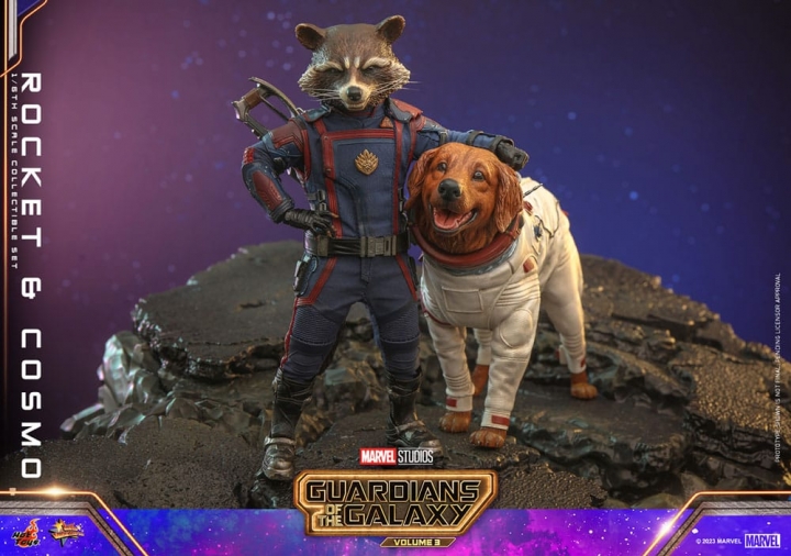 Guardians of the Galaxy Vol. 3 Movie Masterpiece Action Figure 1/6 Rocket & Cosmo 16 cm