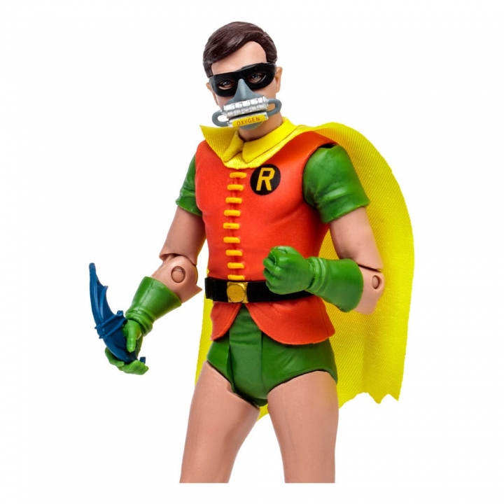 DC Retro Action Figure Batman 66 Batman / Robin with Oxygen Mask 15 cm