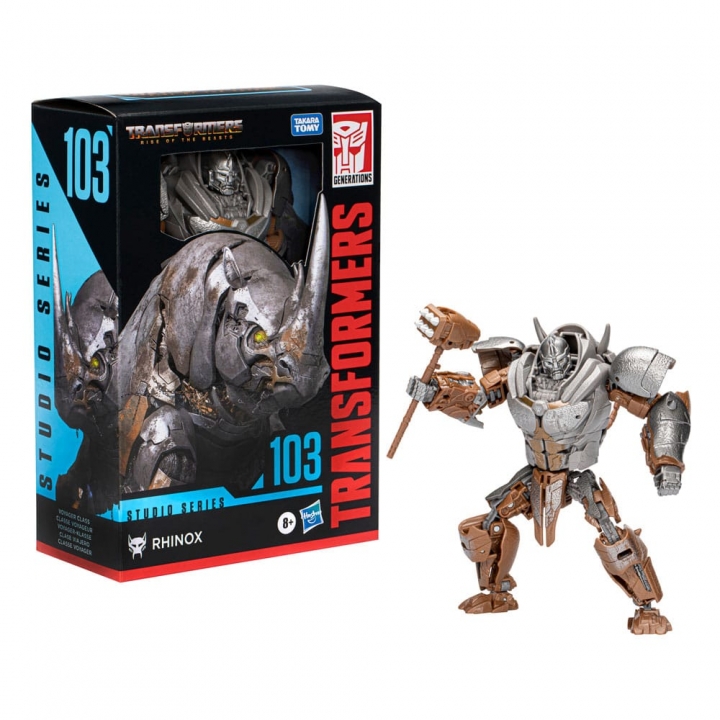 Transformers: Rise of the Beasts Studio Series Voyager Class Action Figure 103 Rhinox 16 cm