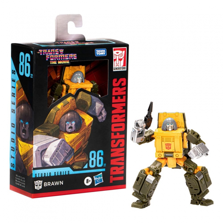 The Transformers: The Movie Generations Studio Deluxe Class Action Figure Cliffjumper / Brawn 11 cm