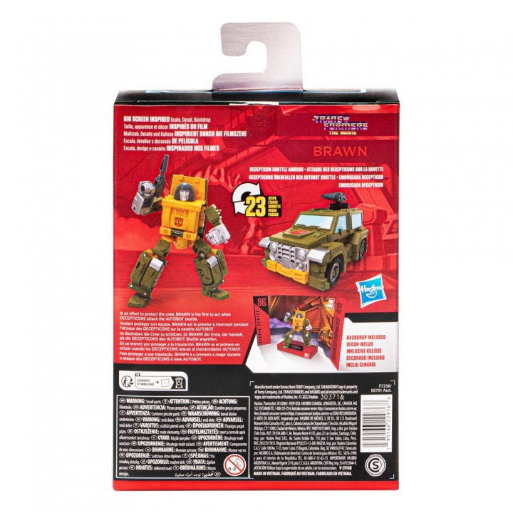 The Transformers: The Movie Generations Studio Deluxe Class Action Figure Cliffjumper / Brawn 11 cm