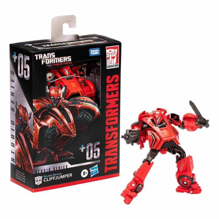 The Transformers: The Movie Generations Studio Deluxe Class Action Figure Cliffjumper / Brawn 11 cm