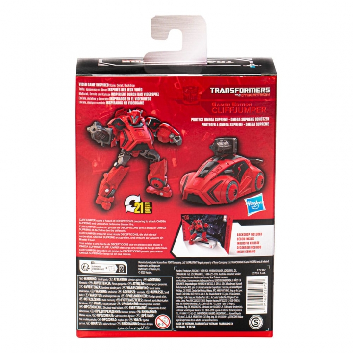 The Transformers: The Movie Generations Studio Deluxe Class Action Figure Cliffjumper / Brawn 11 cm