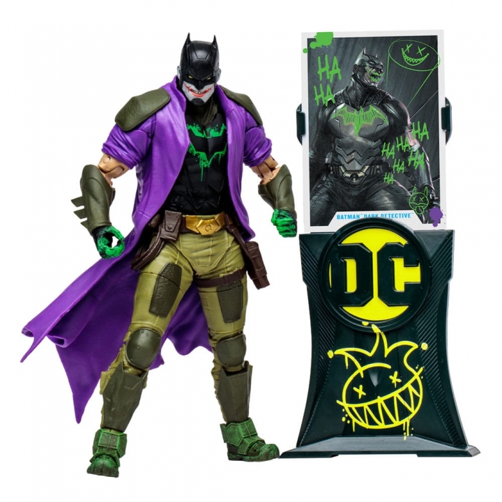 DC Multiverse Action Figure Dark Detective Future State Jokerized Gold Label 18 cm