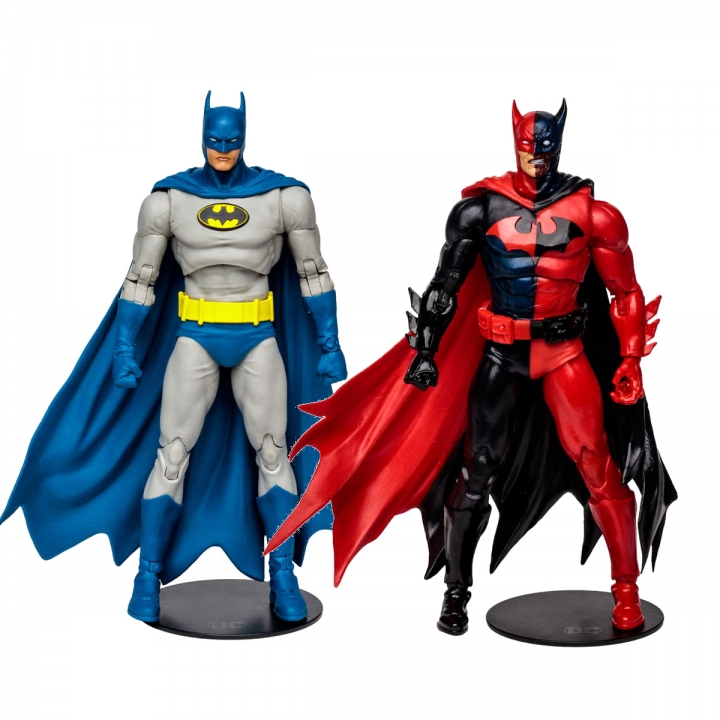 DC Multiverse Action Figure Batman Knightfall / Two-Face as Batman 18 cm