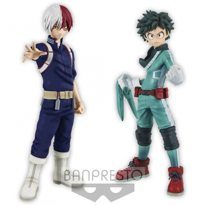 My Hero Academia DXF Figures Izuki Midoriya & Shoto Todoroki 15 cm