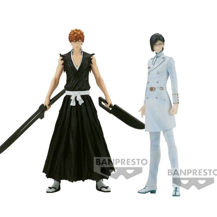 Bleach: Solid And Souls - Ichigo Kurosaki / Uryu Ishida Figure 17 cm