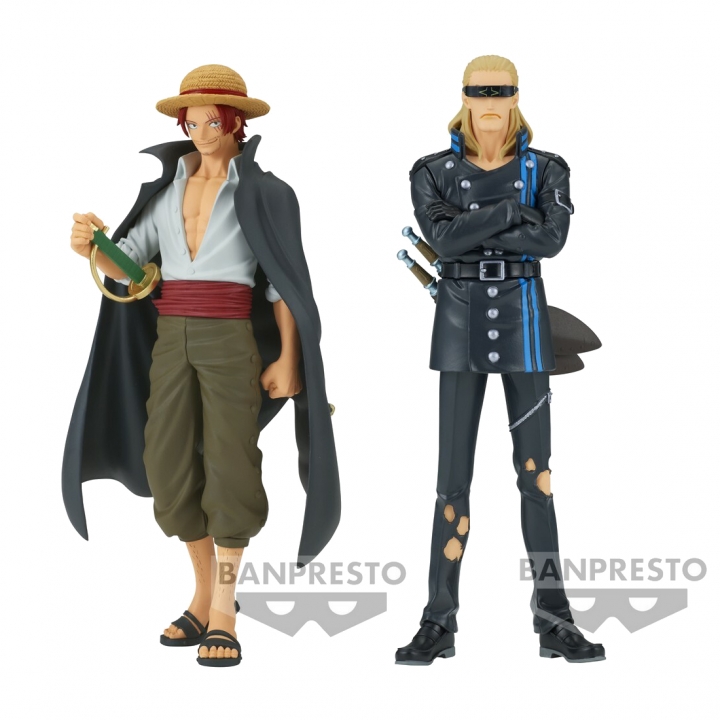 One Piece: DXF The Grandline Series - Shanks / Helmeppo Figure 17 cm