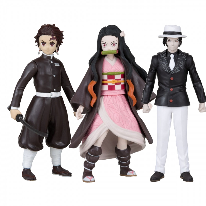 Demon Slayer: Kimetsu no Yaiba Action Figure Tanjiro / Nezuko Kamado / Muzan Kibutsuji 13 cm