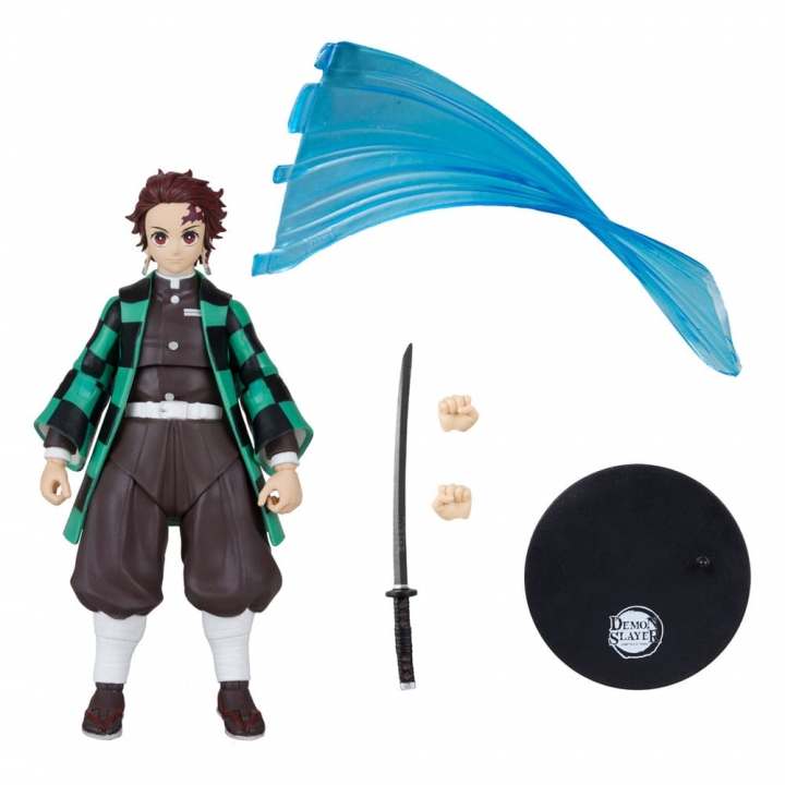 Demon Slayer: Kimetsu no Yaiba Action Figure Tanjiro / Nezuko Kamado / Zenitsu Agatsuma 18 cm