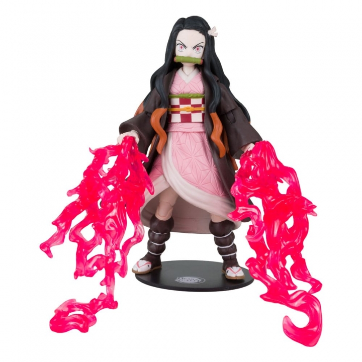 Demon Slayer: Kimetsu no Yaiba Action Figure Tanjiro / Nezuko Kamado / Zenitsu Agatsuma 18 cm