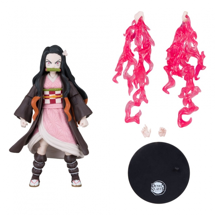 Demon Slayer: Kimetsu no Yaiba Action Figure Tanjiro / Nezuko Kamado / Zenitsu Agatsuma 18 cm