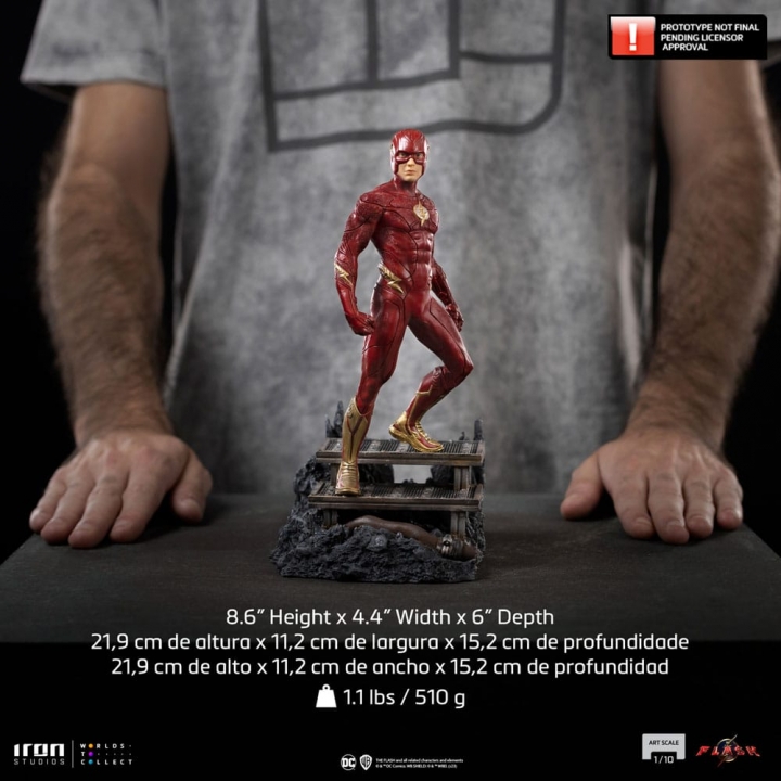 DC Comics The Flash Movie Art Scale Statue 1/10 The Flash 22 cm