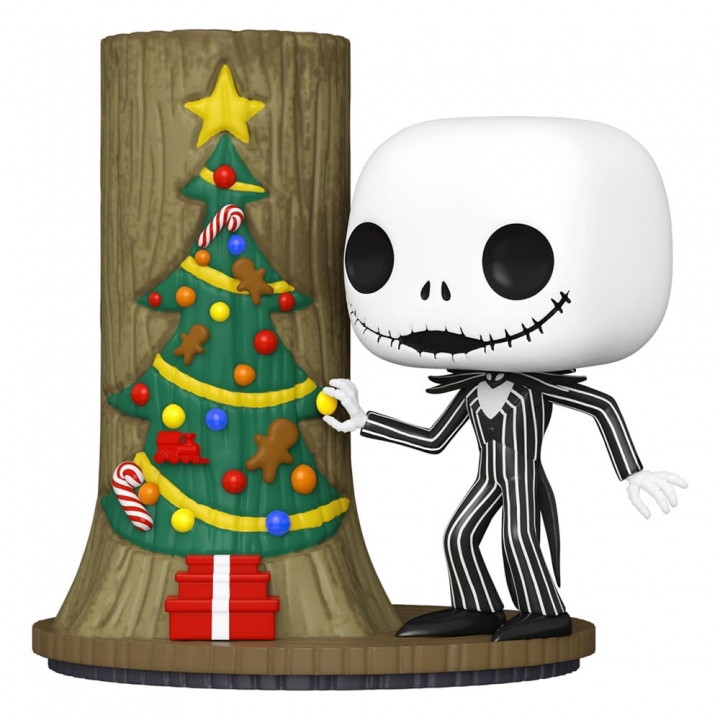 Nightmare before Christmas 30th POP! Deluxe Vinyl Figure Jack Christmas / Halloween Door 9 cm