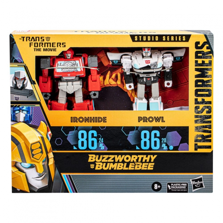 Transformers: The Movie Buzzworthy Bumblebee Studio Series Action Figure 2-Pack 86 Ironhide & Prowl