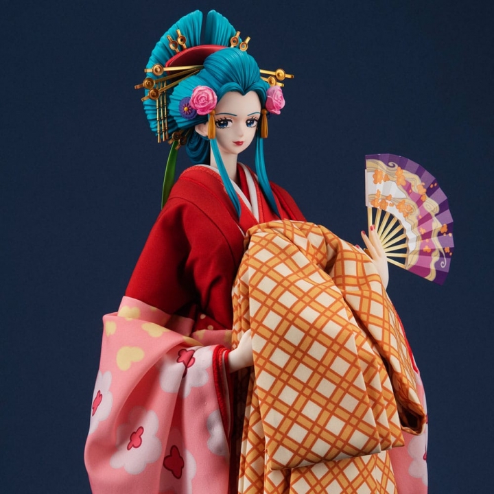 One Piece Kyugetsu x MegaHouse PVC Statue 1/4 Japanese Doll Komurasaki 55 cm