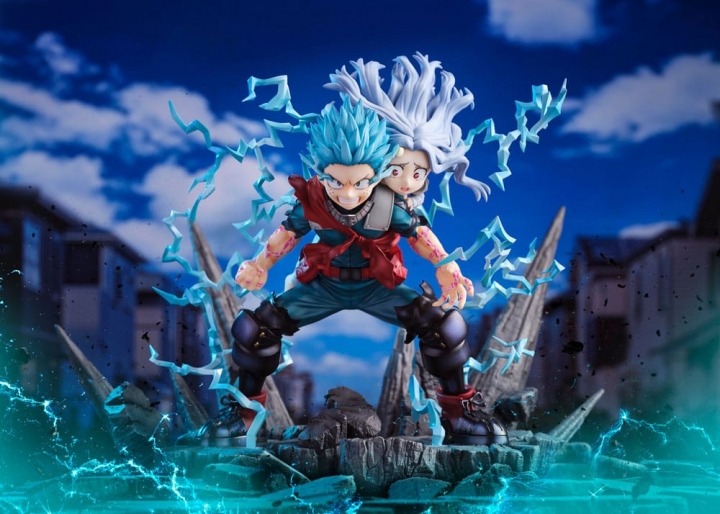 My Hero Academia Super Situation PVC Statue Izuku Midoriya & Eri 23 cm