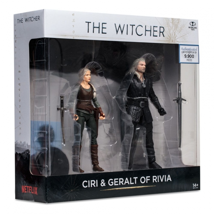 The Witcher Action Figure Geralt and Ciri (Netflix Season 3) 18 cm