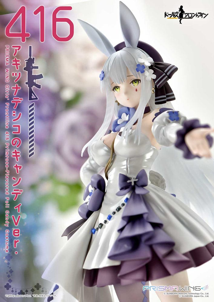 Girls' Frontline Prisma Wing PVC Statue 1/7 Primrose-Flavored Foil Candy Costume 25 cm