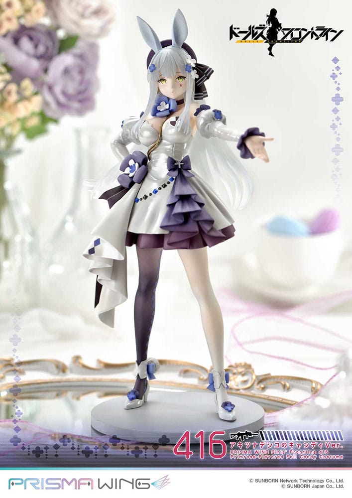 Girls' Frontline Prisma Wing PVC Statue 1/7 Primrose-Flavored Foil Candy Costume 25 cm