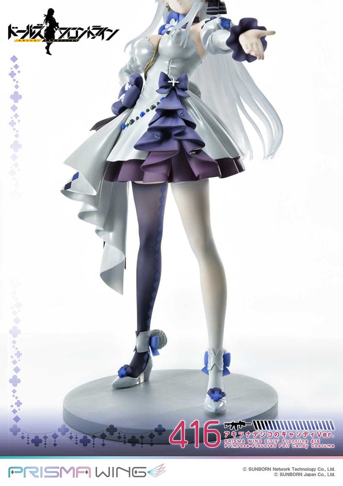 Girls' Frontline Prisma Wing PVC Statue 1/7 Primrose-Flavored Foil Candy Costume 25 cm