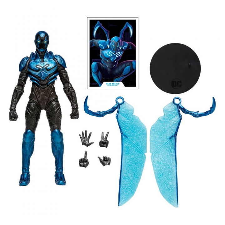 DC Blue Beetle Action Figure Blue Beetle Battle Mode / Blue Beetle 18 cm