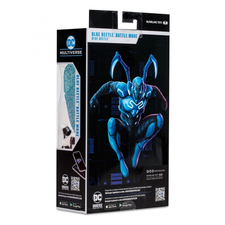 DC Blue Beetle Action Figure Blue Beetle Battle Mode / Blue Beetle 18 cm