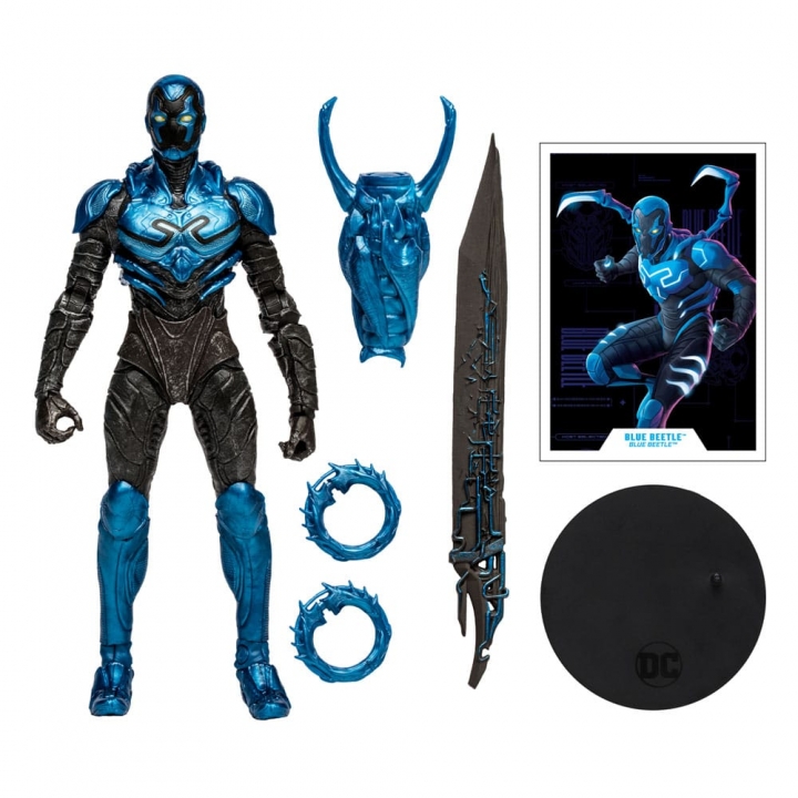 DC Blue Beetle Action Figure Blue Beetle Battle Mode / Blue Beetle 18 cm