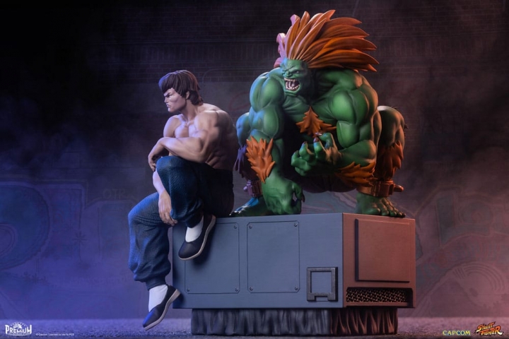 Street Fighter PVC Statues 1/10 Blanka & Fei Long 21 cm