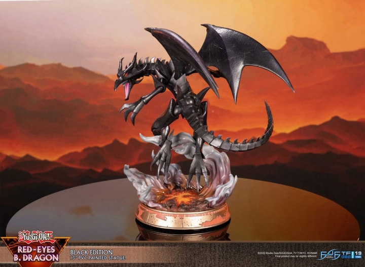 Yu-Gi-Oh! PVC Statue Red-Eyes Black Dragon / Purple Colour 33 cm