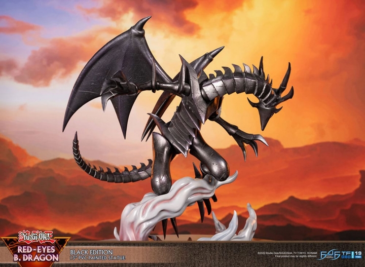 Yu-Gi-Oh! PVC Statue Red-Eyes Black Dragon / Purple Colour 33 cm