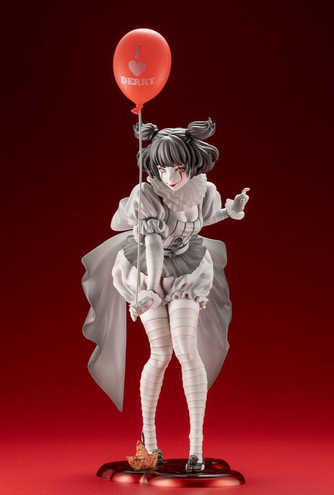 Stephen Kings It 2017 Bishoujo PVC Statue 1/7 Pennywise Monochrome 25 cm