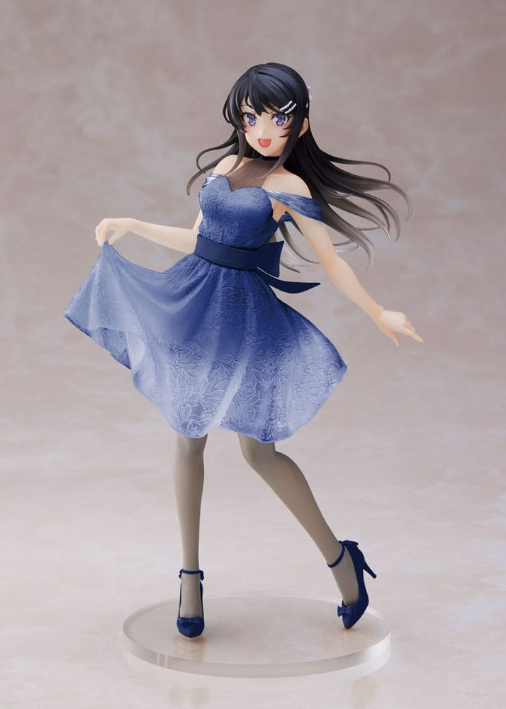 Rascal Does Not Dream of Bunny Girl Senpai PVC Statue Mai Sakurajima Clear Dress Ver. 20 cm