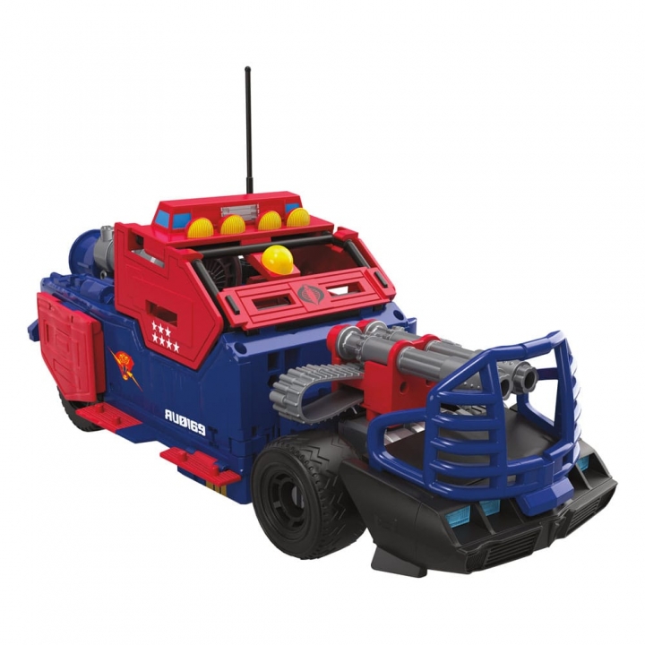 Transformers x G.I. Joe Decepticon Soundwave Dreadnok Thunder Machine with Zarana & Zartan