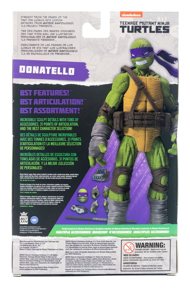 Teenage Mutant Ninja Turtles BST AXN Action Figure IDW Comics 13 cm