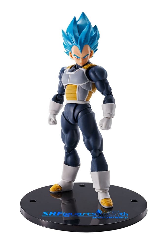 Dragon Ball Super S.H. Figuarts Action Figure Vegeta Super Saiyan Blue 15th Anniversary 14 cm