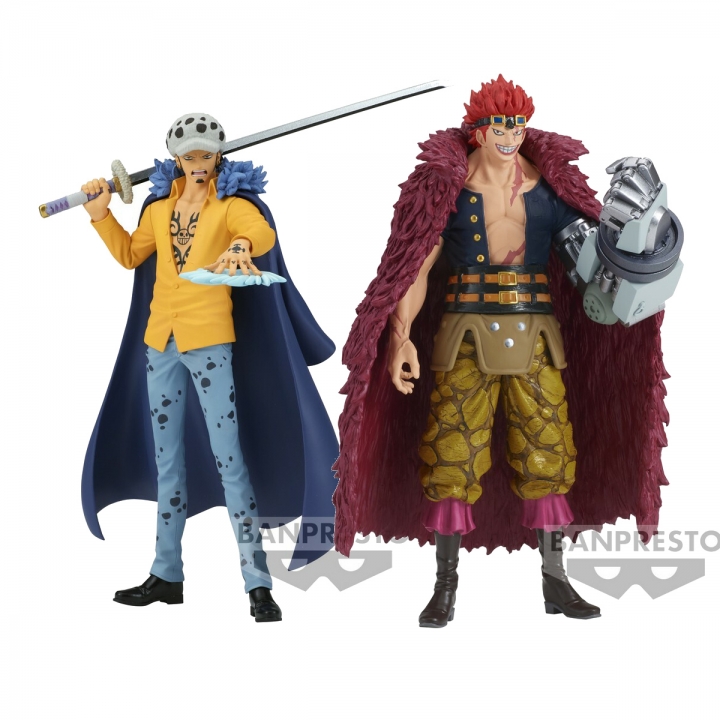 One Piece: DXF The Grandline Series Extra - Trafalgar Law / Eustass Kid Figure 17 cm