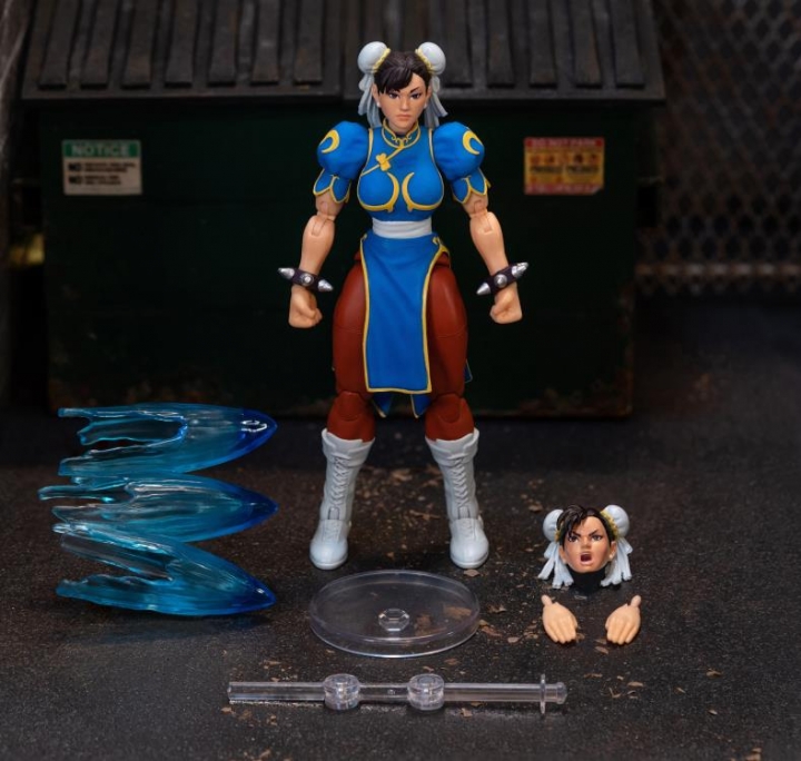 Street Fighter Action Figure Chun-Li / Ryu / Fei long 15 cm Wave 1