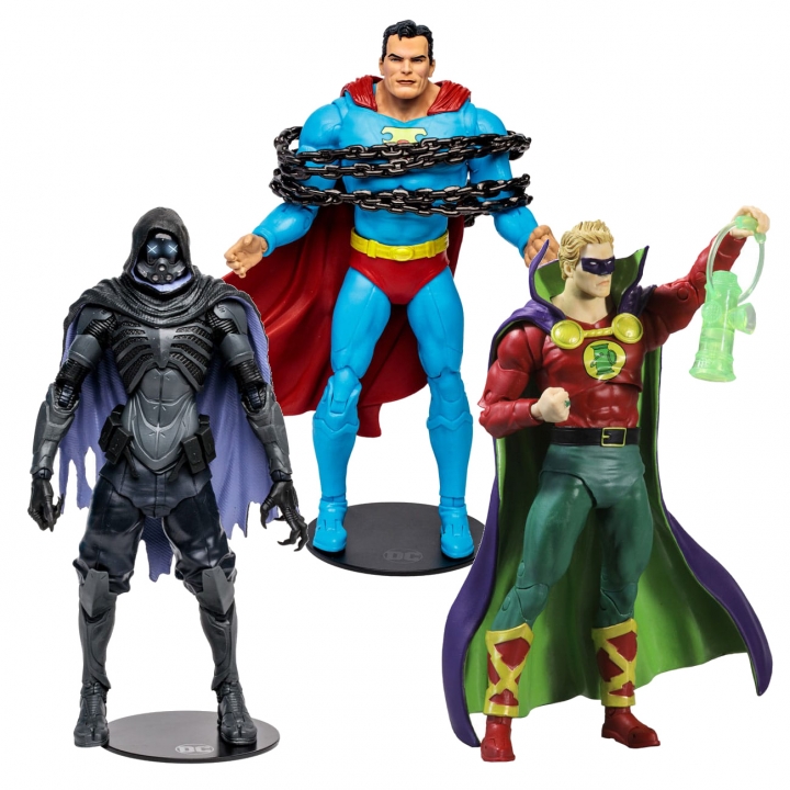 DC McFarlane Collector Edition Action Figure Green Lantern / Superman / Batman 18 cm