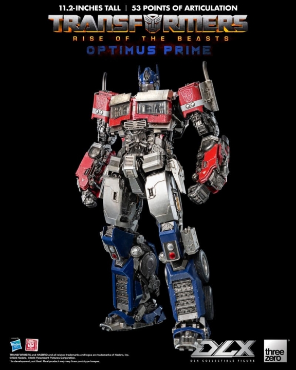 Transformers: Rise of the Beasts DLX Action Figure 1/6 Optimus Prime 28 cm