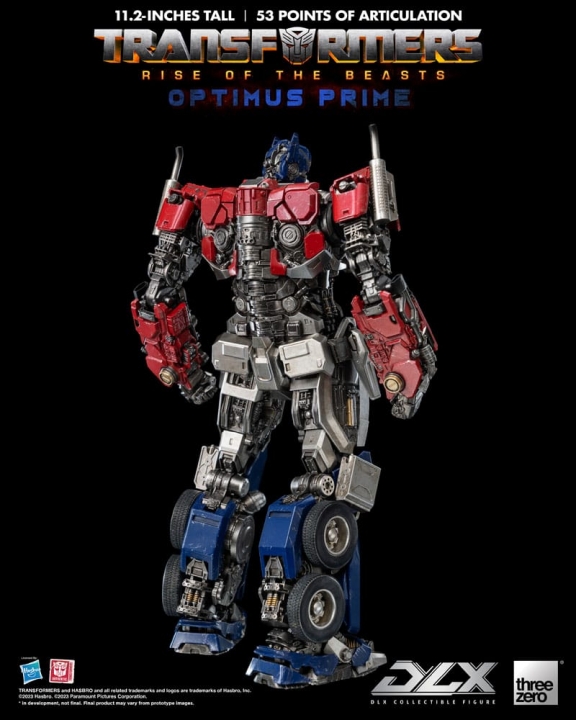 Transformers: Rise of the Beasts DLX Action Figure 1/6 Optimus Prime 28 cm