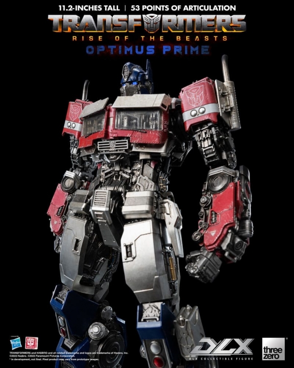 Transformers: Rise of the Beasts DLX Action Figure 1/6 Optimus Prime 28 cm