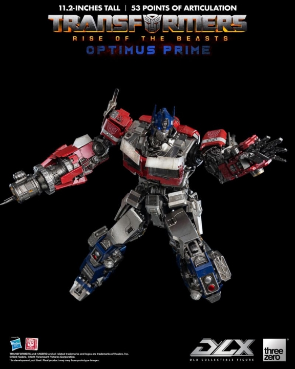 Transformers: Rise of the Beasts DLX Action Figure 1/6 Optimus Prime 28 cm