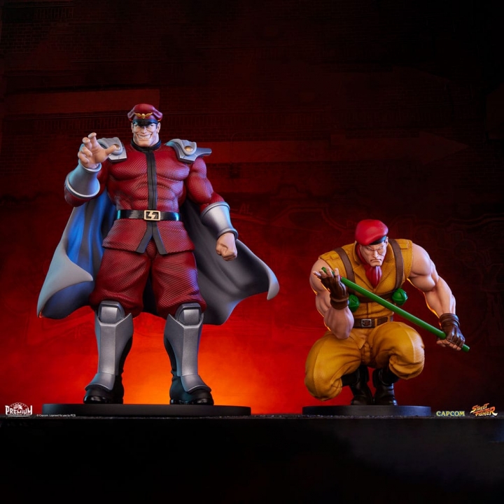 Street Fighter PVC Statues 1/10 M. Bison & Rolento 21 cm