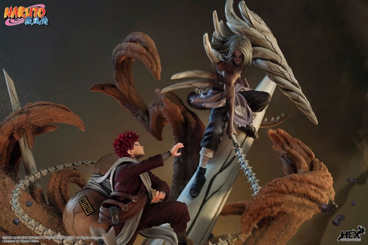 Naruto Shippuden Elite Dynamic Statue 1/6 Gaara vs Kimimaro 61 cm