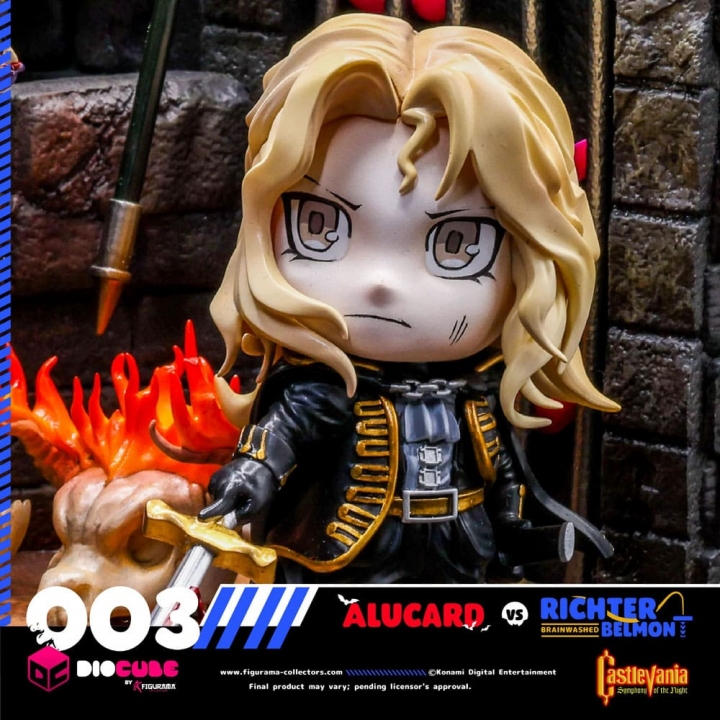 Castlevania DioCube PVC Diorama Alucard Vs Richter Belmont 15 cm