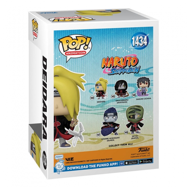 Naruto Pop! Animation Vinyl Figure Orochimaru / Deidara / Sasuke 9 cm